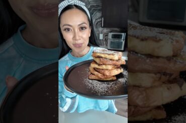 2-Ingredient French Toast Hack! #foodie #recipe #foodvlog