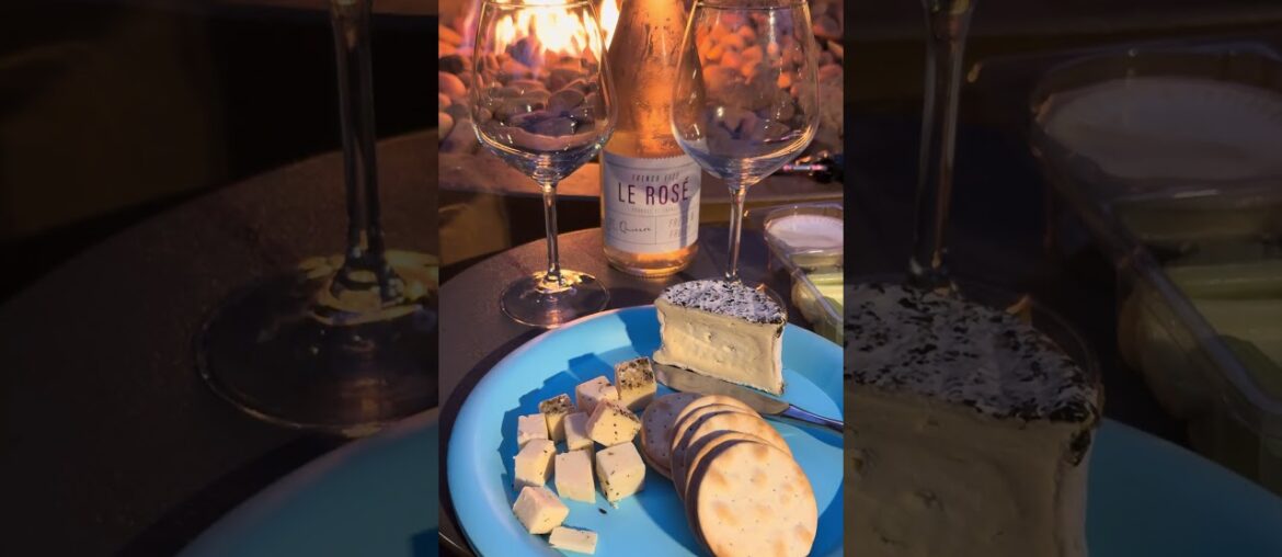 Bedtime snack! #clinkanddrink #snacks #wine #traderjoes #cheese