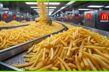 How French Fries are Made in Mega Factory  | With Modern Food Processing Technology. .!!!