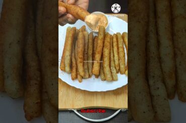 Extra crispy long fries/ long fries recipe/ french fries recipe/ japanese long fries #shorts #recipe