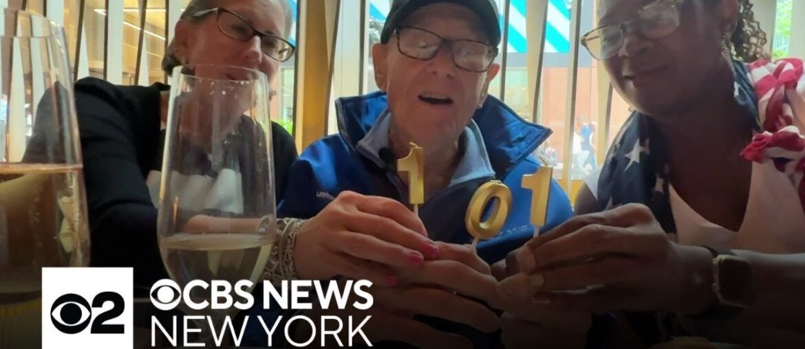 World War II veteran celebrates 101st birthday at Michelin-star French restaurant