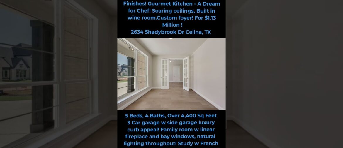 Luxury Modern Farmhouse 2025 with soaring ceilings, Gourmet Kitchen, study w French doors & MORE