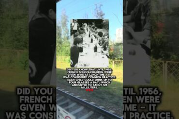 French Schoolchildren Were Given Wine During Lunch