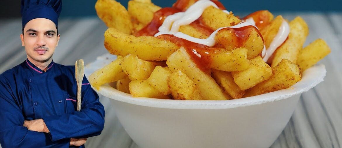Street Style French Fries Recipe|How To Make French Fries At Home|Chef M Afzal| Street Style French Fries Recipe|How To Make French Fries At Home|Chef M Afzal|