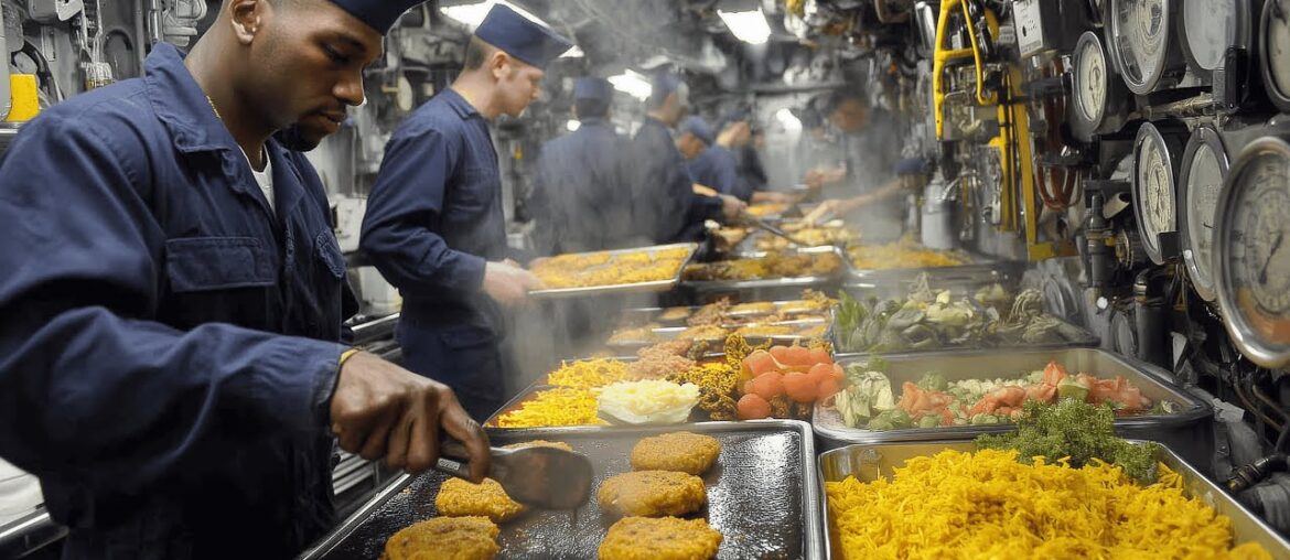 How Navy CHEF Cooks Feed Sailors in a Tiny Kitchen Inside a $4B Submarine Underwater How Navy CHEF Cooks Feed Sailors in a Tiny Kitchen Inside a $4B Submarine Underwater