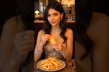 "Diamond French Fries Feast: A Taste of Luxury"