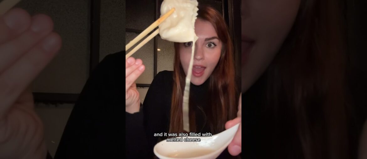 Everything I ate at a dumpling steakhouse! #foodie #eating #dumplings #steak #nyc #mukbang
