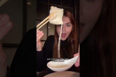 Everything I ate at a dumpling steakhouse! #foodie #eating #dumplings #steak #nyc #mukbang