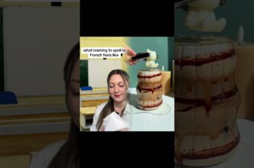 What learning to spell in French feels like #french #learnfrench #frenchclass #frenchlanguage