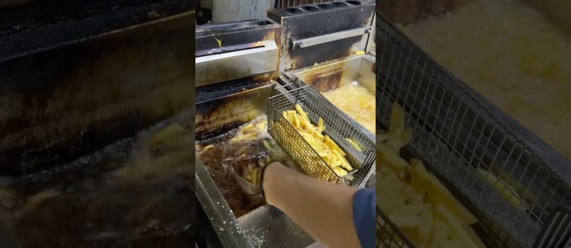 Huge quality of making french fries #food #foodshorts #streetfood #viral