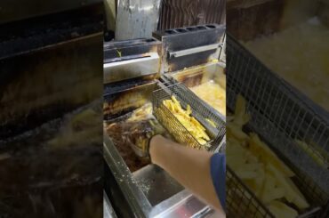 Huge quality of making french fries #food #foodshorts #streetfood #viral
