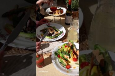 Enjoying Gourmet Dinner at Restaurant With Friends - 4K stock video