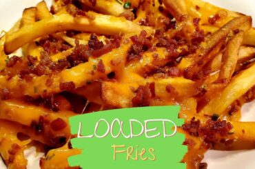 TESTING "Loaded Fries" In The Air Fryer | Easiest Fries You'll Ever Make! | TikTok Recipe Review