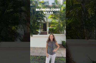 In the Heart of Coral Gables, Townhouse in “Biltmore Court Villas.”  #coralgablesrealestate #miami
