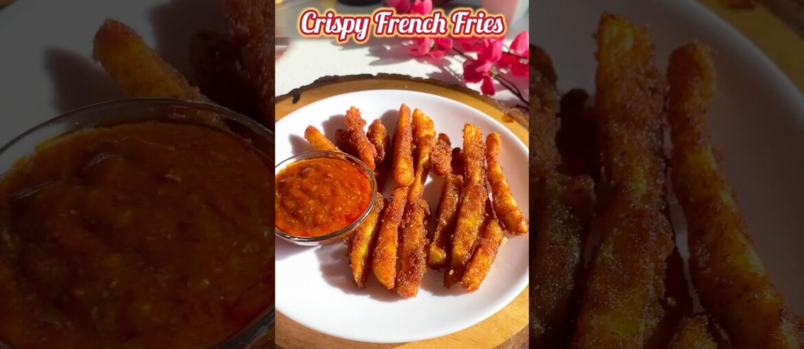 Super Crispy French Fries recipe #shorts #frenchfries #recipe #snacks #crispy #ytshorts #crunchy