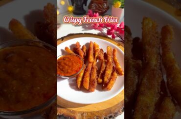 Super Crispy French Fries recipe #shorts #frenchfries #recipe #snacks #crispy #ytshorts #crunchy