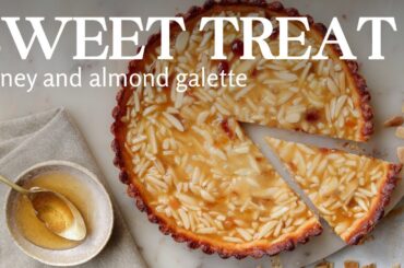 Almond & Honey Tart (Galette) - Easy French Baking