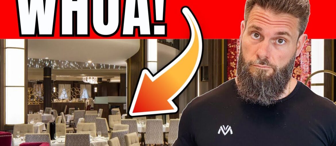 Hilarious Cruise Waiter Treats Me To 3 DESSERTS!