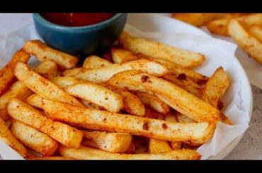 Crispy masala fries recipe| french fries recipe| potato french fries
