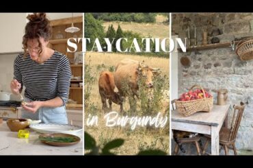 Taking a holiday in my own home and region of Burgundy France