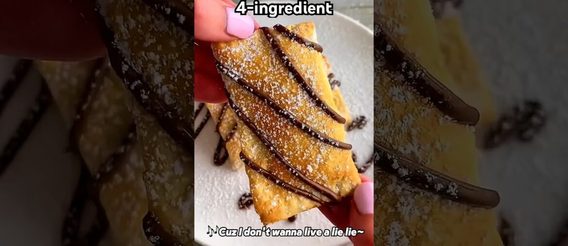 Nutella toast pies from @fitwafflekitchen #shorts