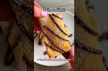 Nutella toast pies from @fitwafflekitchen #shorts