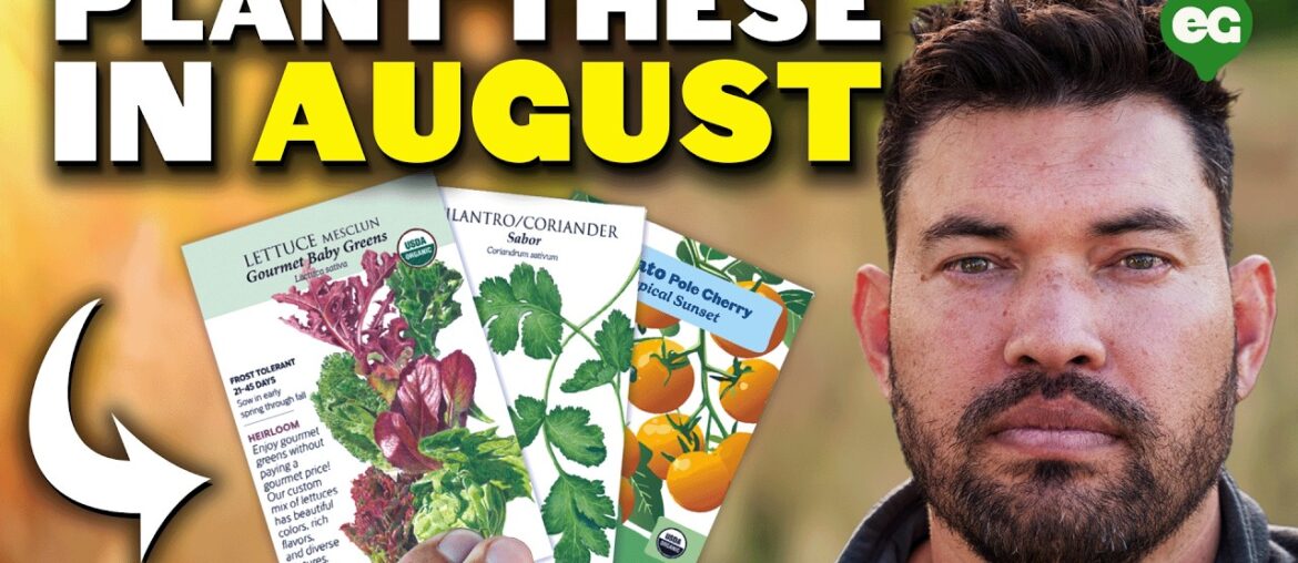 11 Crops You Can  STILL Plant August!