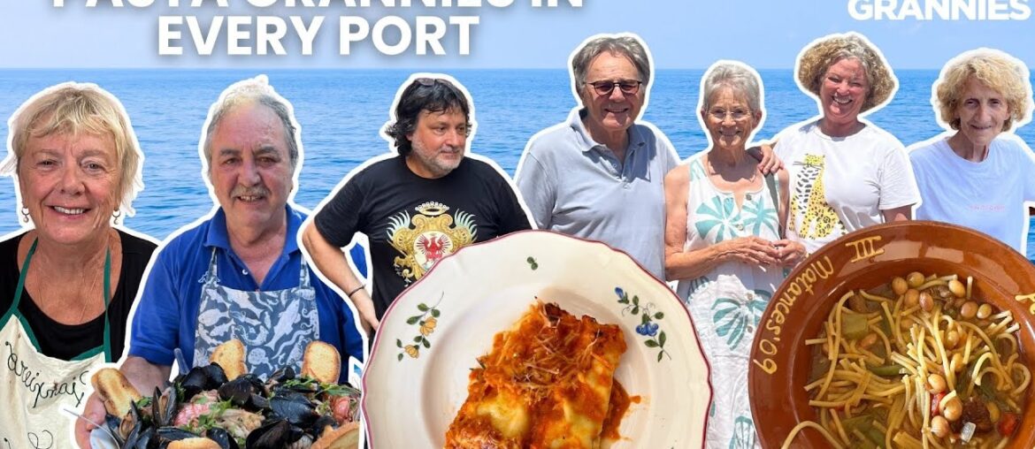 Pasta Grannies In Every Port: recipes from Spain, France and Italy! | Pasta Grannies