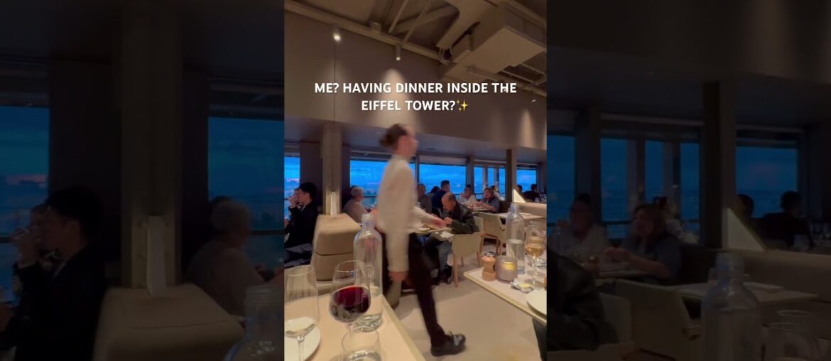 DINING IN THE EIFFEL TOWER. I’M STILL IN SHOCK. #travel #paris DINING IN THE EIFFEL TOWER. I’M STILL IN SHOCK. #travel #paris