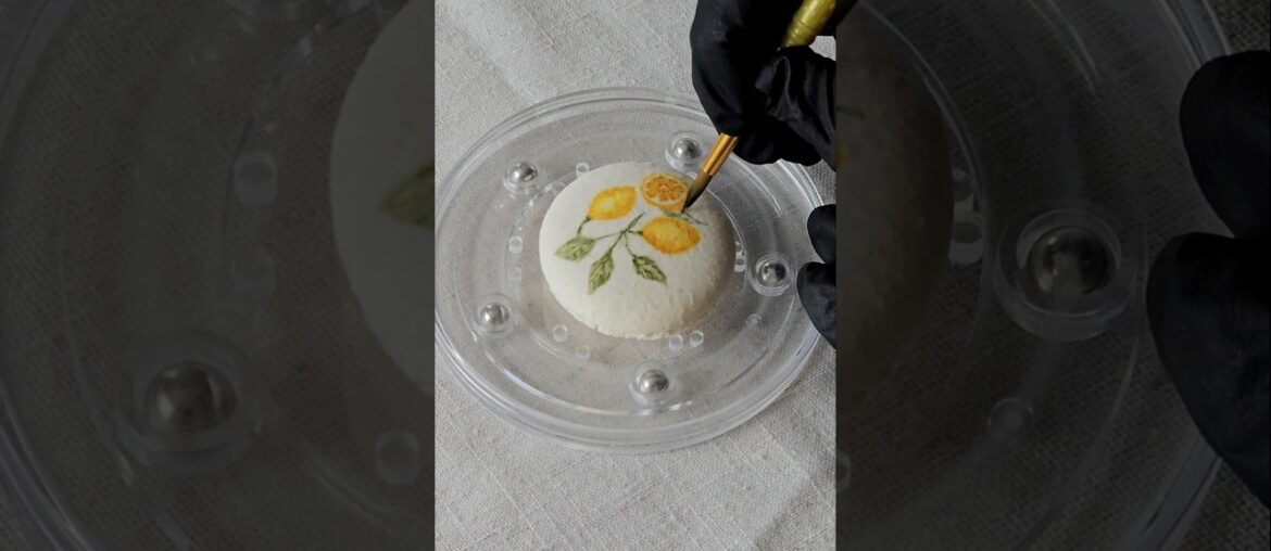 Hand Painted Macarons process #shorts #amalfi #macarons Hand Painted Macarons process #shorts #amalfi #macarons