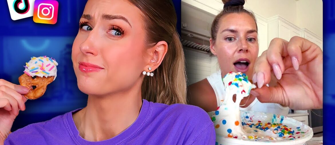 Testing the Most UNUSUAL VIRAL Recipes You Tagged Me In Testing the Most UNUSUAL VIRAL Recipes You Tagged Me In