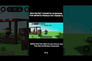 NEW SECRET COSMETIC IS BROKEN FOR INFINITE FRENCH FRY FERRETS | Grow a Garden