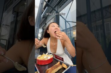 I’m just gonna rewatch these videos when I’m sad and back in America lol  #paris #whatiate #travel