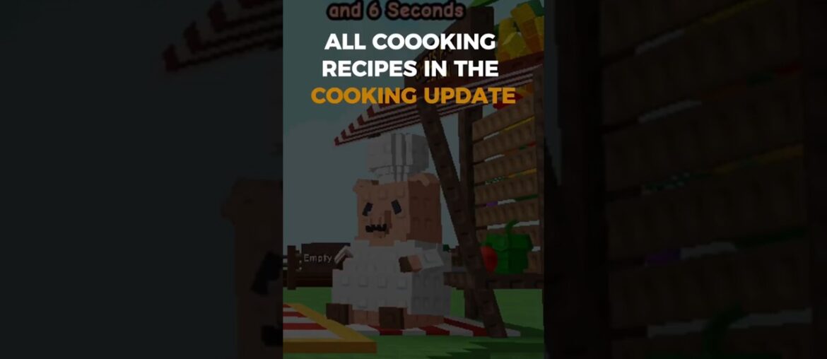 All cooking recipes in the cooking update grow a garden roblox! #roblox #gaming #shorts #growagarden