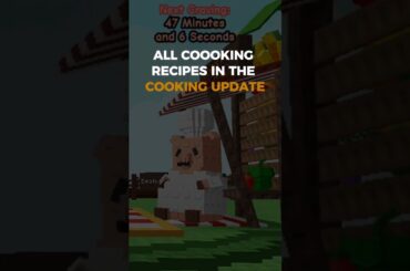 All cooking recipes in the cooking update grow a garden roblox! #roblox #gaming #shorts #growagarden