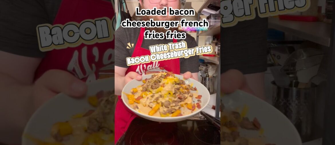 Here’s how to make some Loaded Bacon Cheeseburger French Fries! #LoadedFries #Recipe