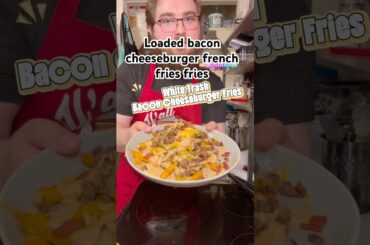 Here’s how to make some Loaded Bacon Cheeseburger French Fries! #LoadedFries #Recipe