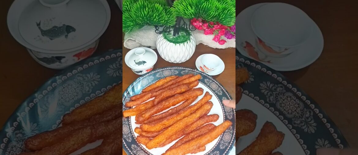 Long Fries Recipe | Crispy long Fries recipes | Japanese long fries | French fries recipe #shorts