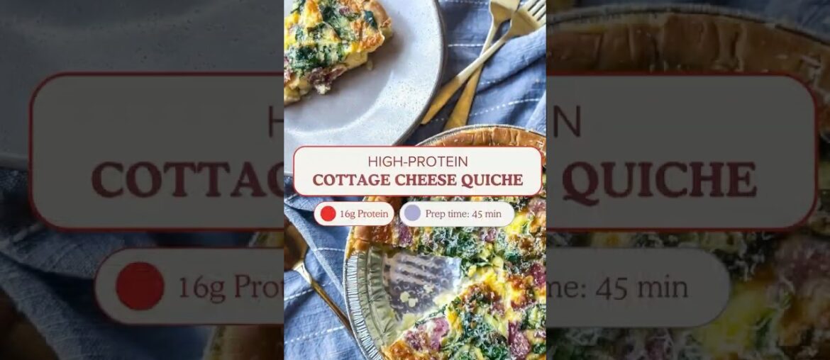 The BEST High Protein Quiche Recipe For French Food Lovers
