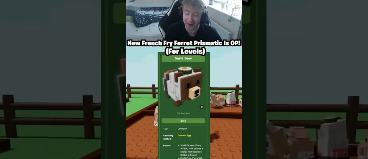 New French Fry Ferret Prismatic Pet Is OP To Use For Levels! +1 Level Every 60 Min! Grow A Garden!