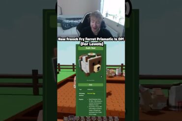 New French Fry Ferret Prismatic Pet Is OP To Use For Levels! +1 Level Every 60 Min! Grow A Garden!