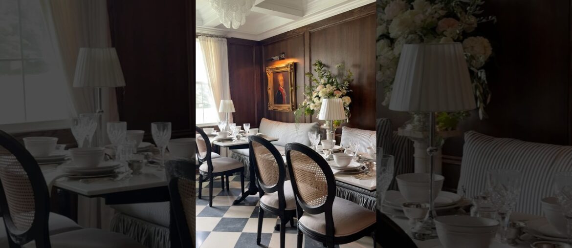 OUR ANTIQUE STUDY / FRENCH BISTRO STYLE SMALL DINING ROOM RENOVATION