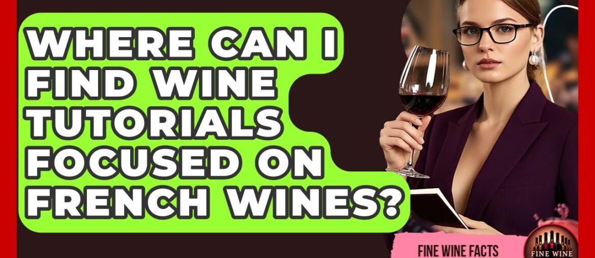 Where Can I Find Wine Tutorials Focused on French Wines? - Fine Wine Facts