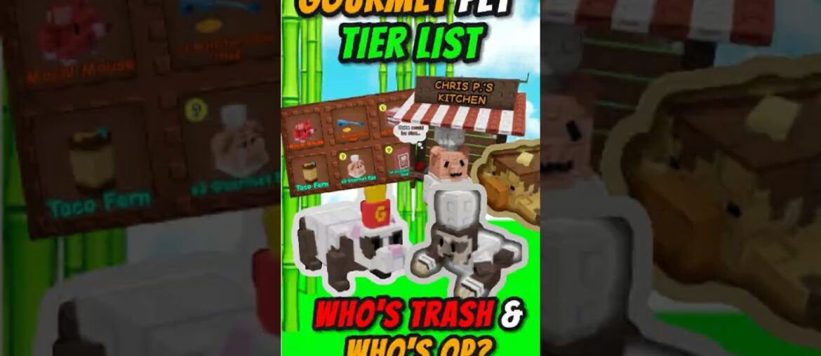 Worst to Best Gourmet Pets in 30 Seconds! | Grow a Garden Tier List #growagarden #pets Worst to Best Gourmet Pets in 30 Seconds! | Grow a Garden Tier List #growagarden #pets