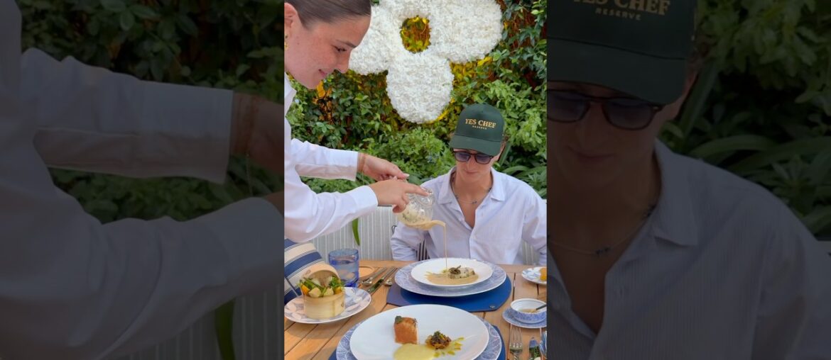 I spent $275 at the Louis Vuitton restaurant in France #france #louisvuitton