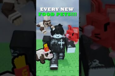 Every NEW PET in the Grow a Garden Cooking Update! (French Fry Ferret is CRAZY) #growagarden