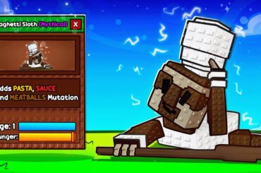 The SPAGHETTI SLOTH Pet Adds 3 NEW MUTATIONS in Grow a Garden