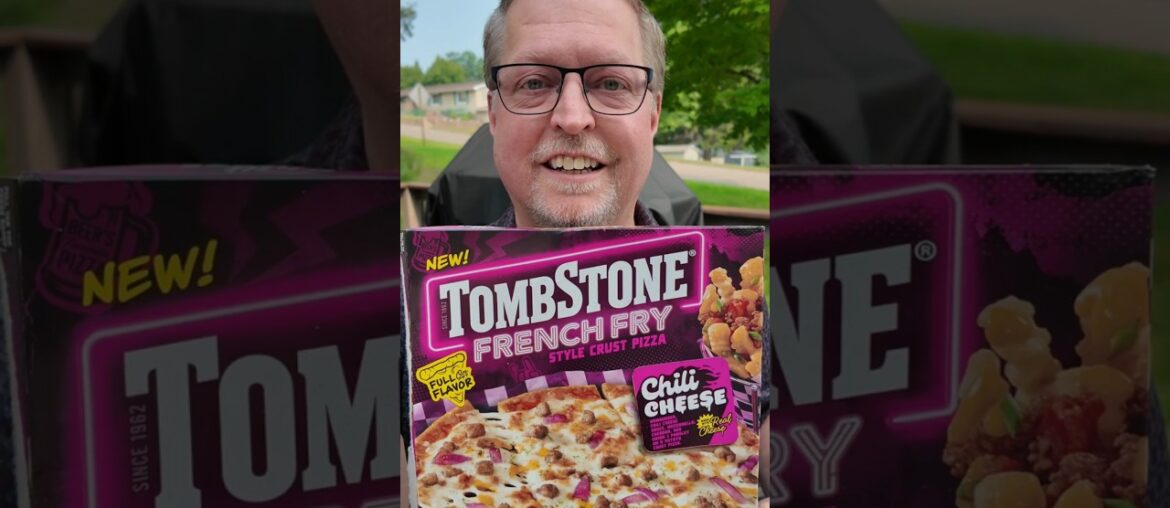 Tombstone Chili Cheese French Fry Style Crust Pizza Review !