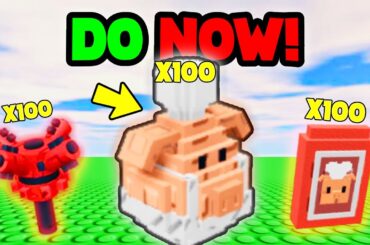 DO THIS NOW! Gourment Egg in Grow A Garden Cooking Update!