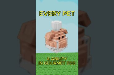 EVERY PET AND THEIR ABILITY IN THE GOURMET EGG! #shorts